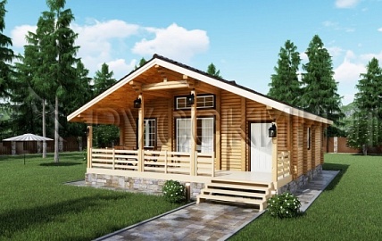 Дом из бруса 9,00 х 10,50, проект - ЛУКАС