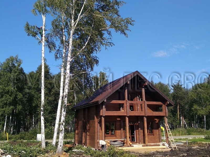 Дом из профилированного бруса - Свердловская обл., кп. Заповедник